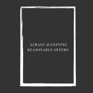 ACCEPTING REASONABLE OFFERS